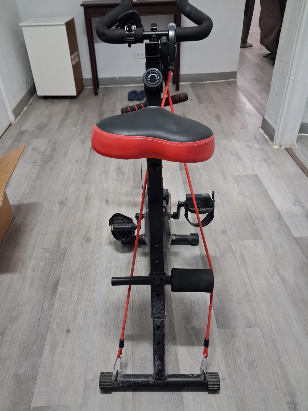 Stationary Exercise Bike with Tension Control - photo 2
