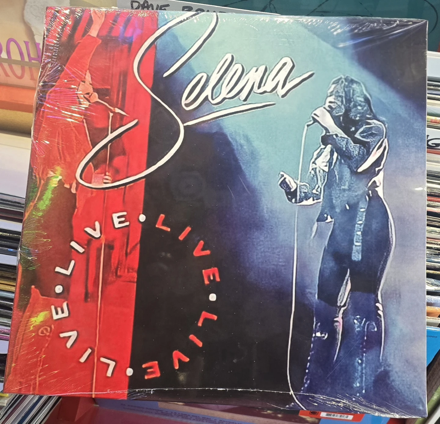Selena Live Vinyl Record Album