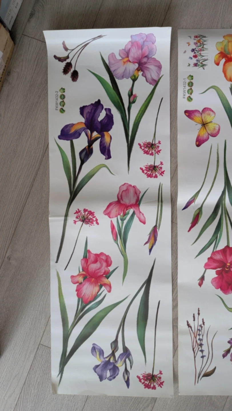 Floral and Butterfly Wall Decals - PVC - price is for all 4 - photo 5