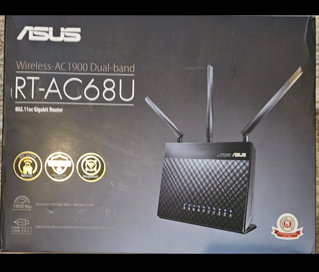 ASUS RT-AC68U Wireless-AC1900 Dual-band Gigabit Router