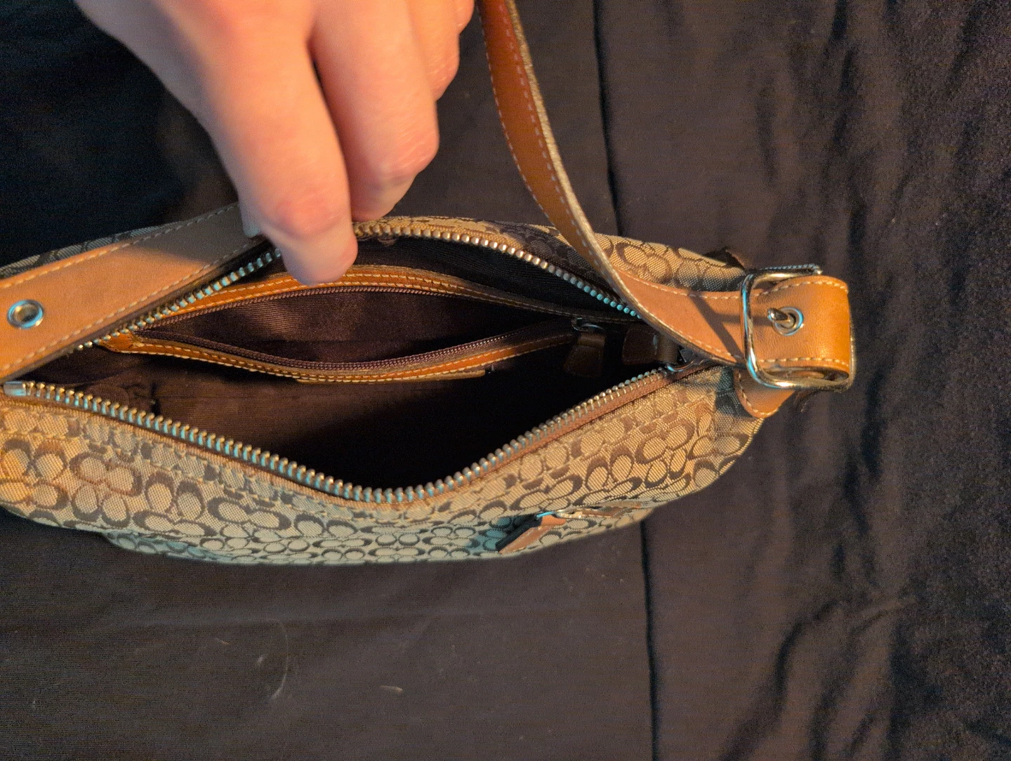 Coach Signature C Monogram Shoulder Bag - photo 5