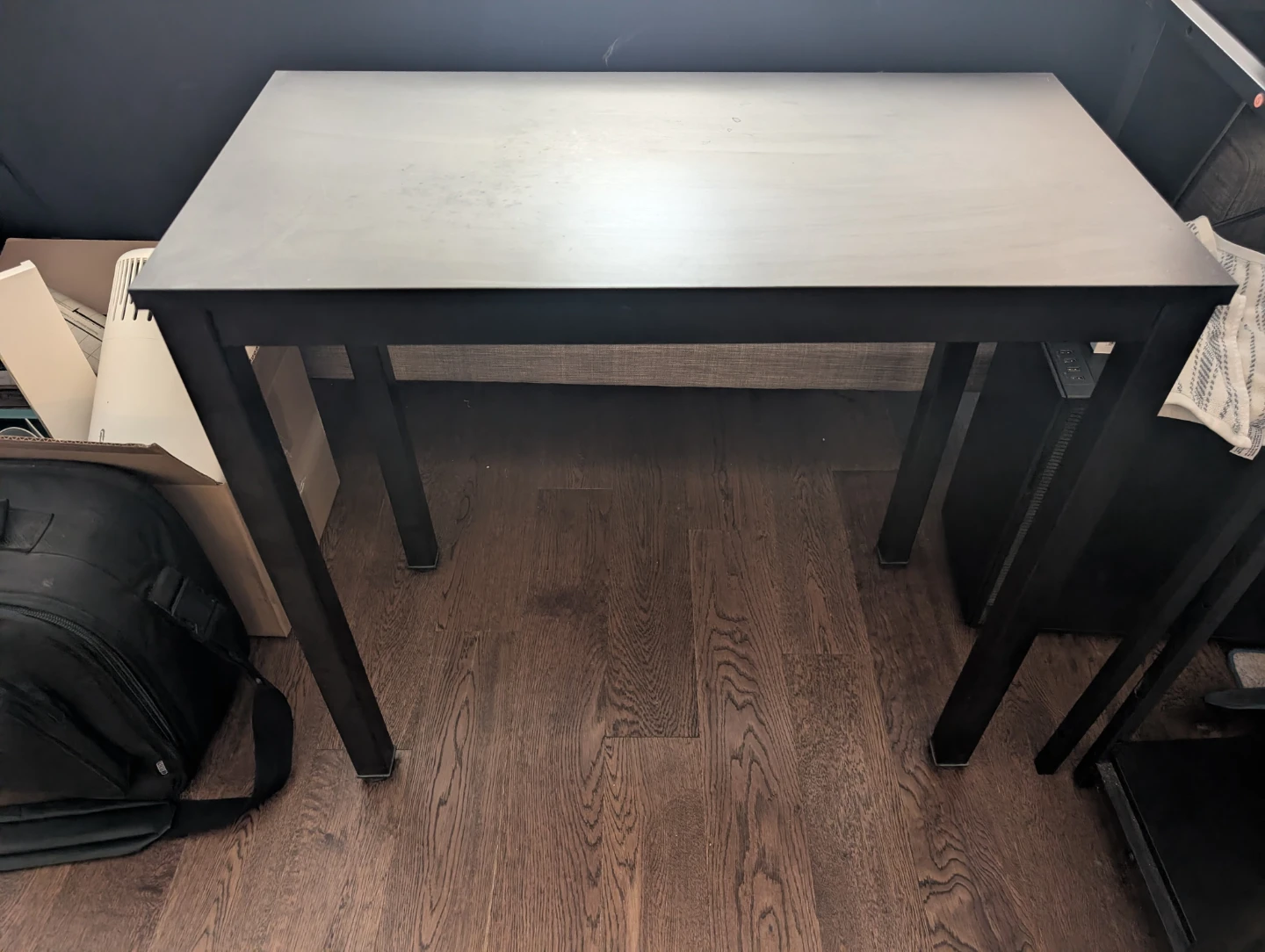 Black Side Table 32 x 16 in