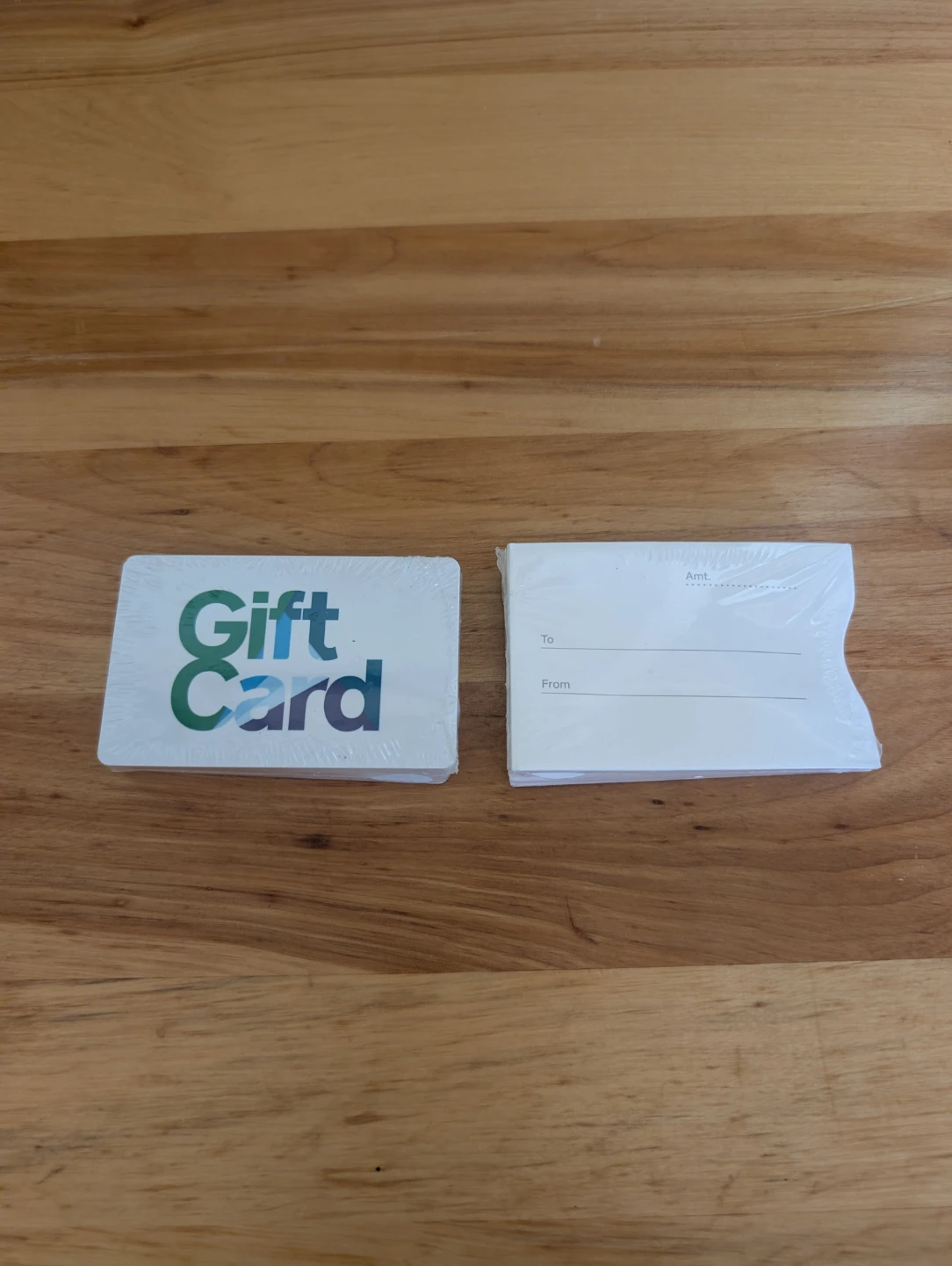 20 Square Reader Blank Gift Cards with Envelopes