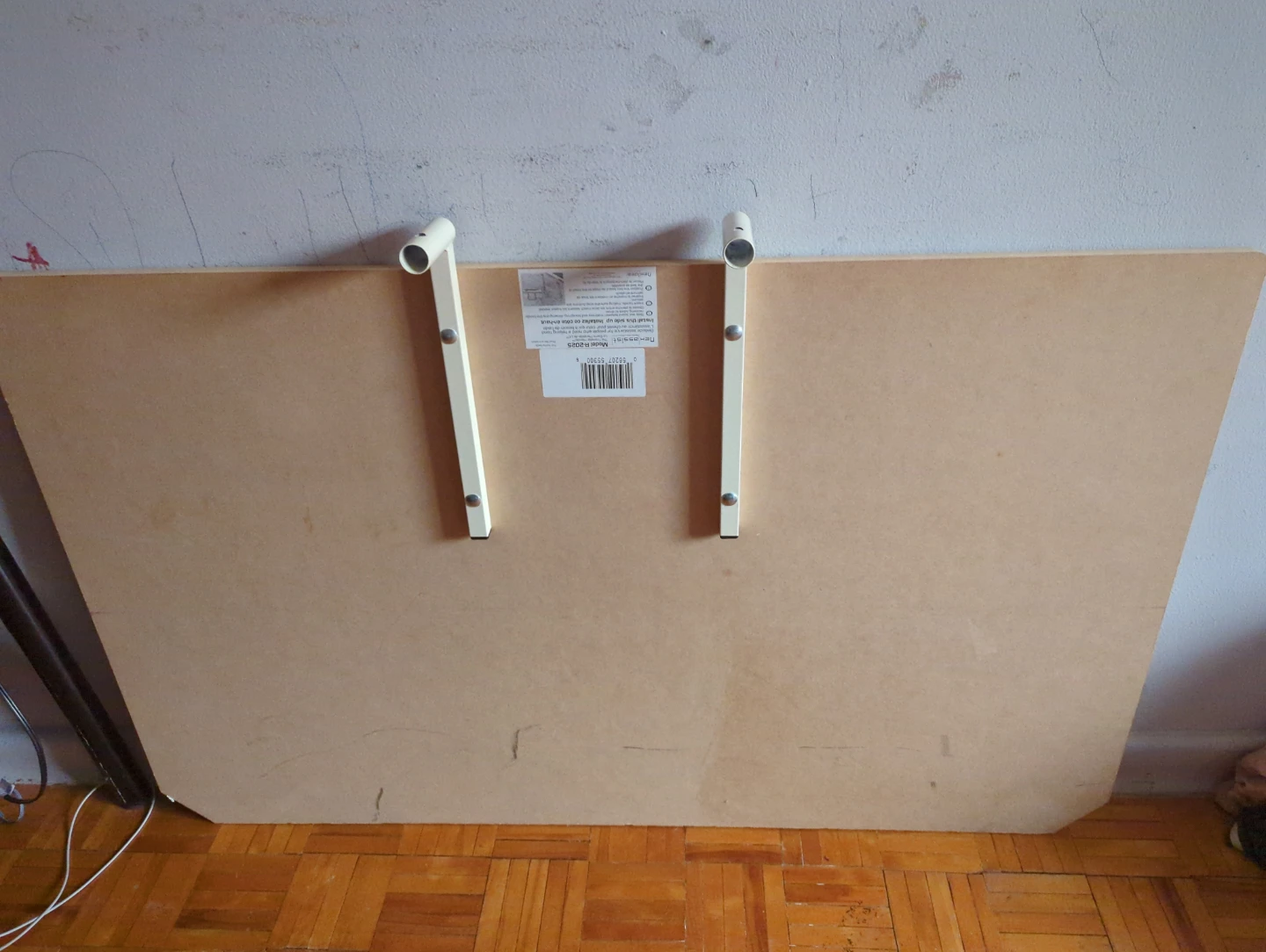 Large Cork Board with Mounting Brackets