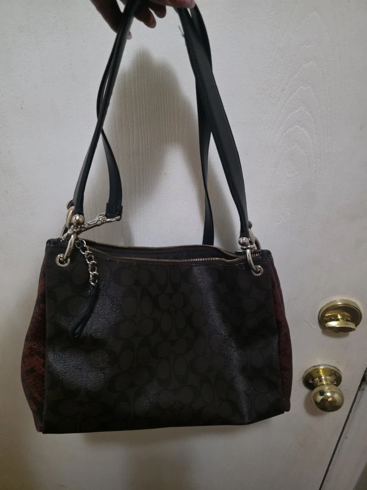 Coach Monogram Shoulder Bag