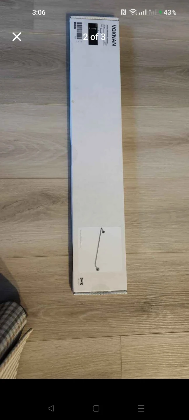 IKEA BROGRUND Towel Rail (measuring 26 ½ inches) - photo 2