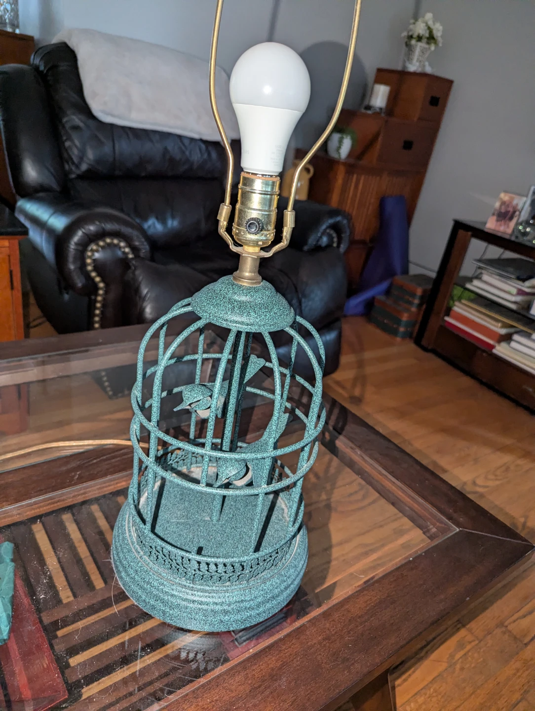 Vintage Birdcage Lamp - photo 5