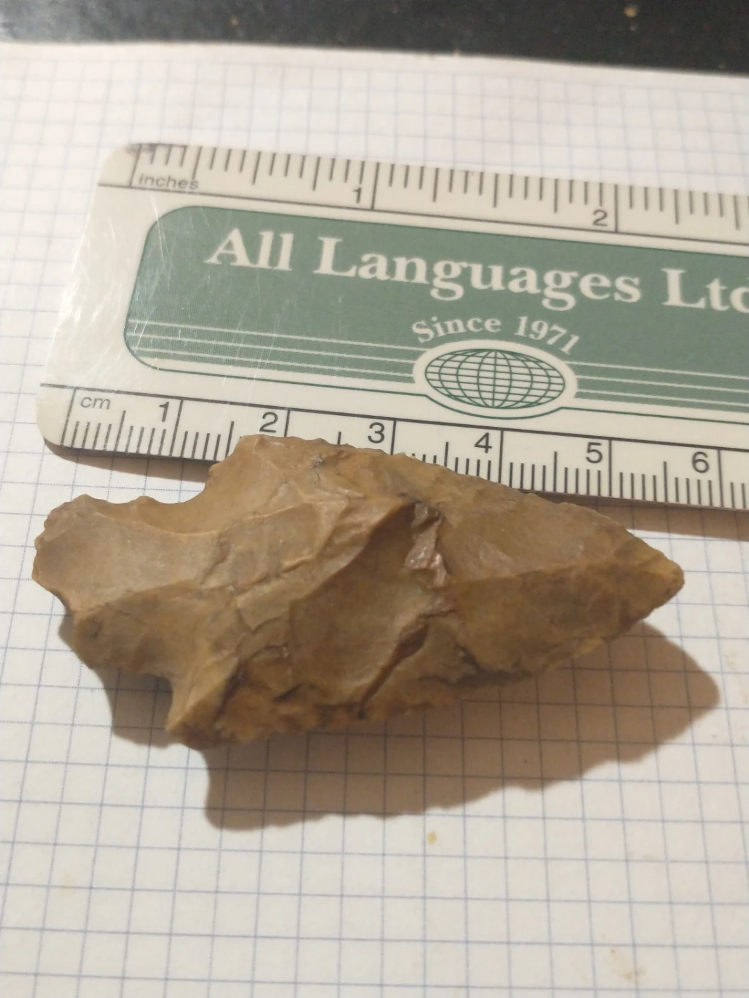 Stone Arrowhead #3 - 2+" long - photo 4