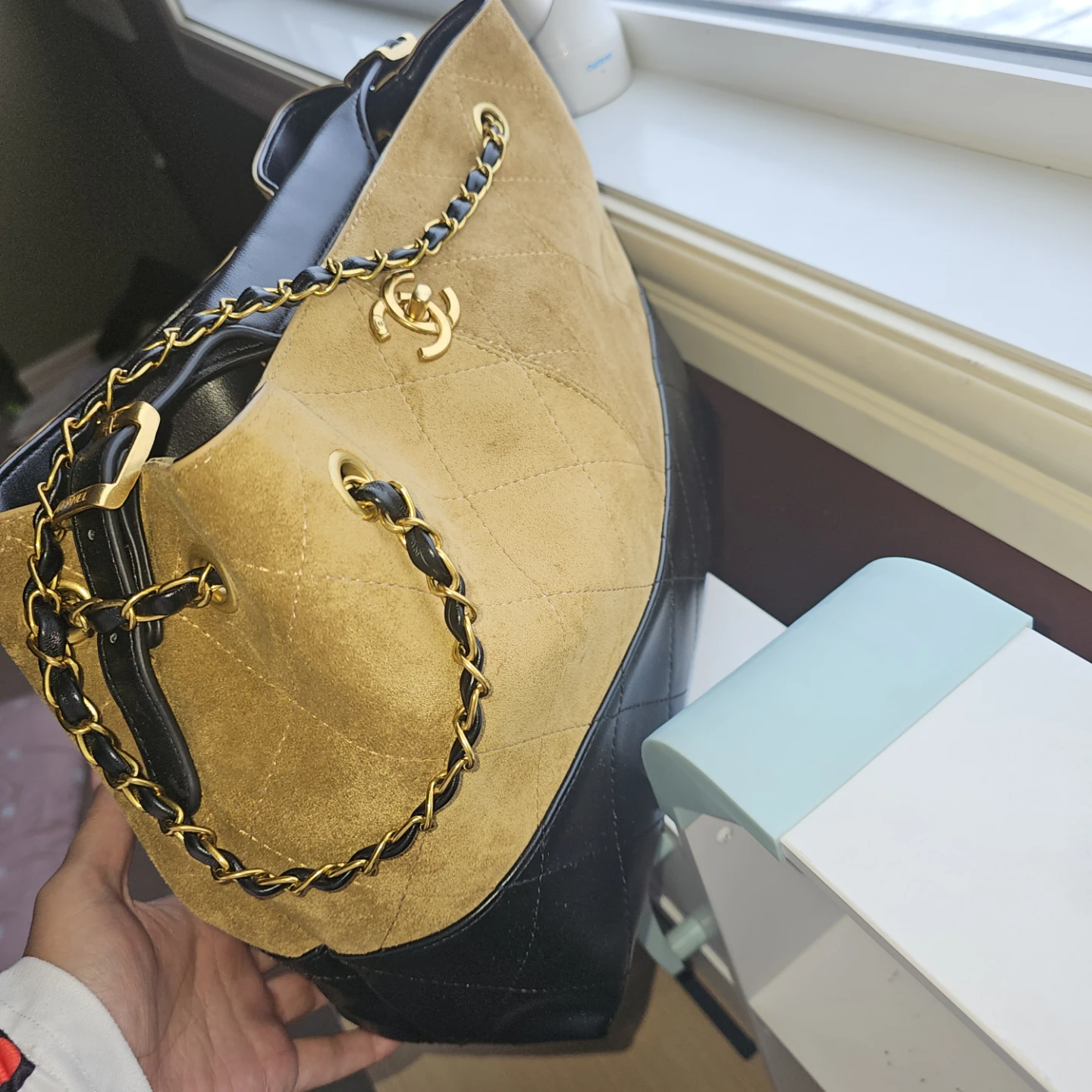 CHANEL Bucket Bag - Suede and Leather