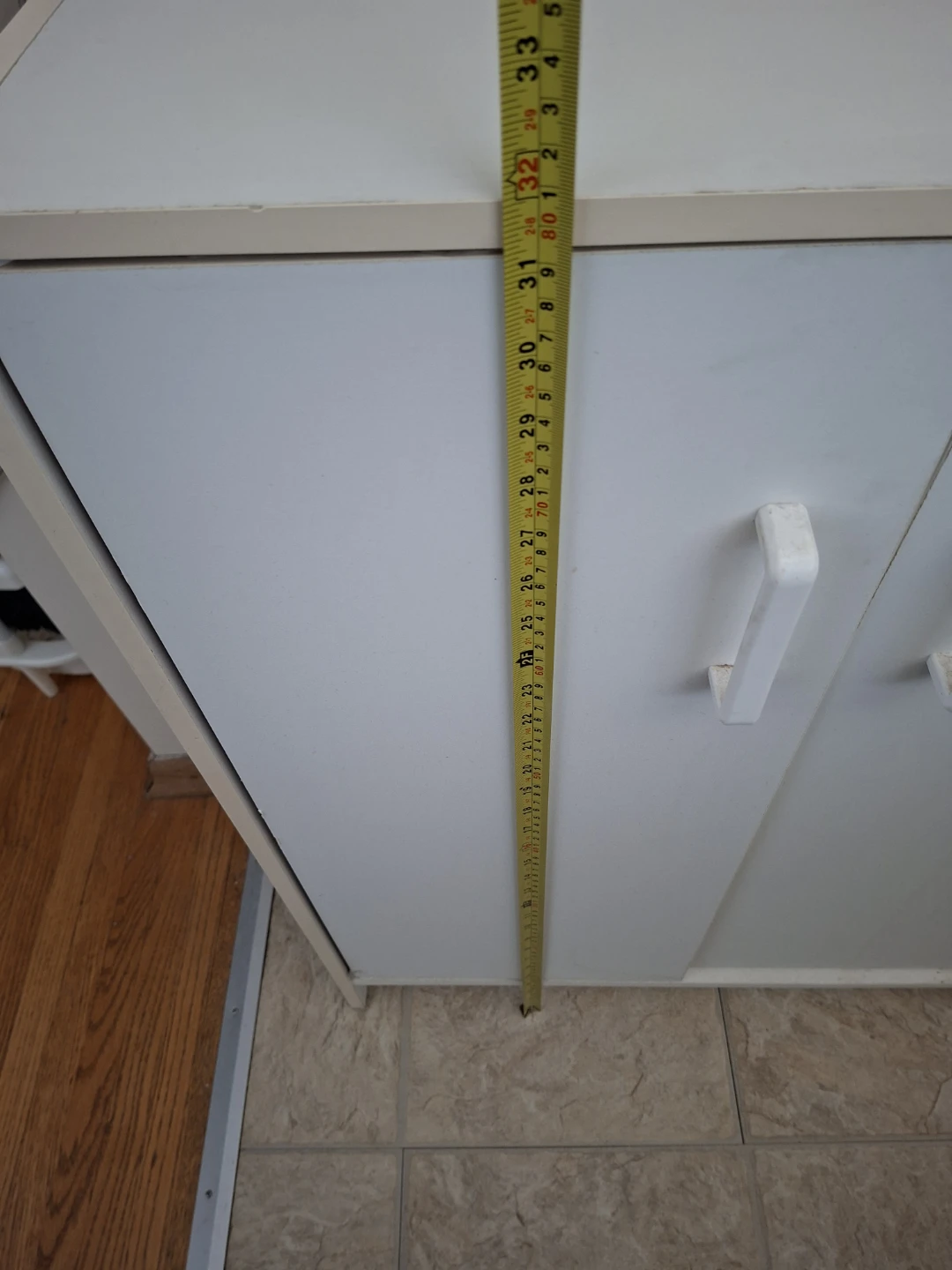 White Two-Door Storage Cabinet - photo 5