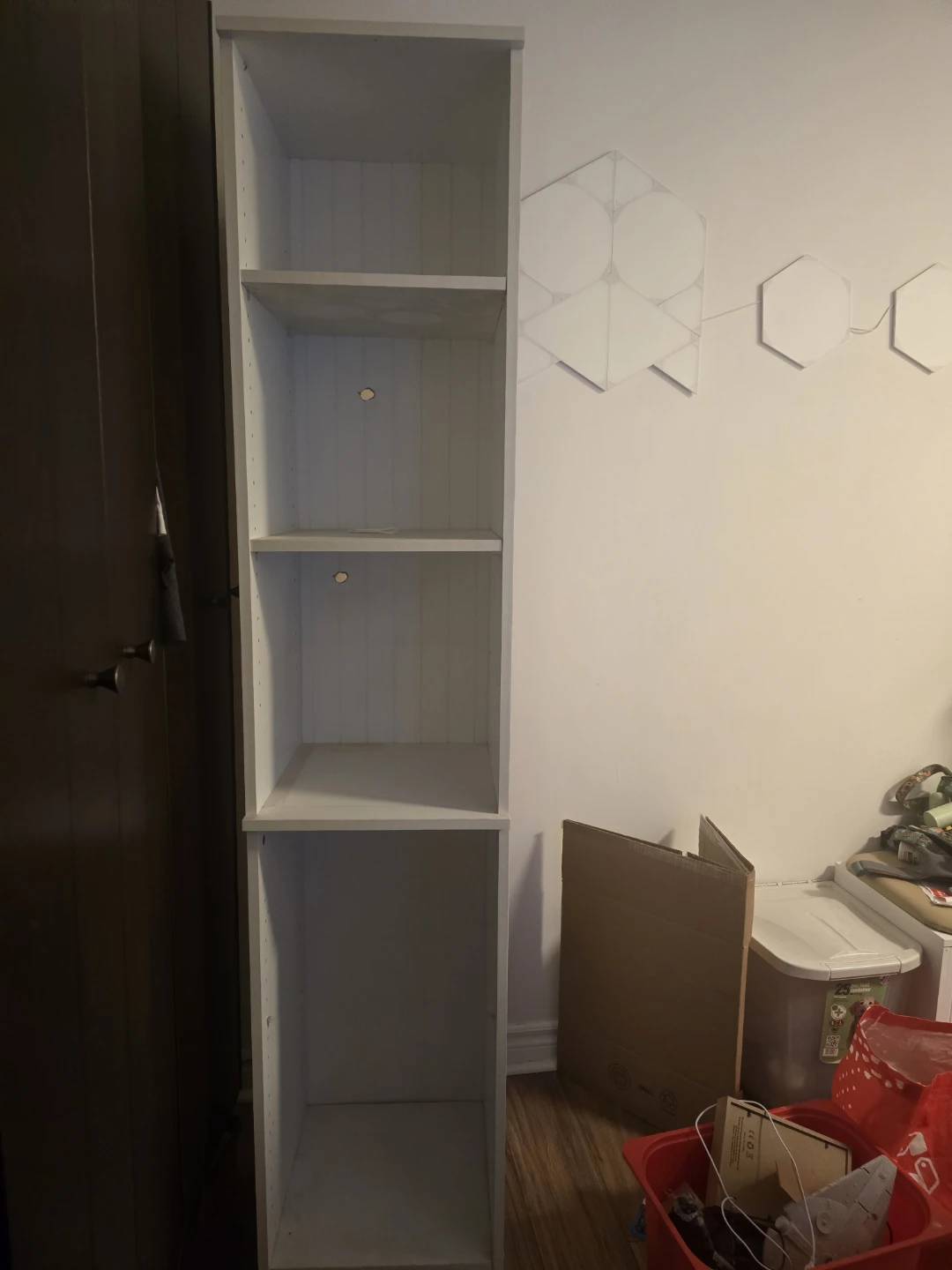 White Tall Bookshelf