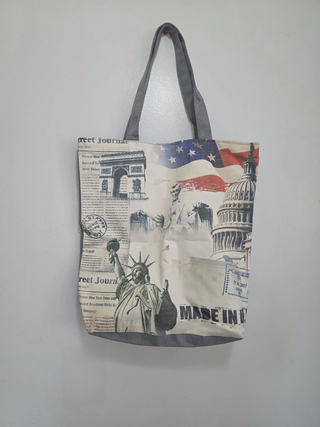 USA Themed Tote Bag