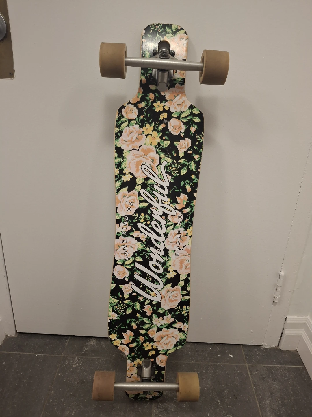 Longboard Skateboard, Floral Design, Wonderful - photo 3