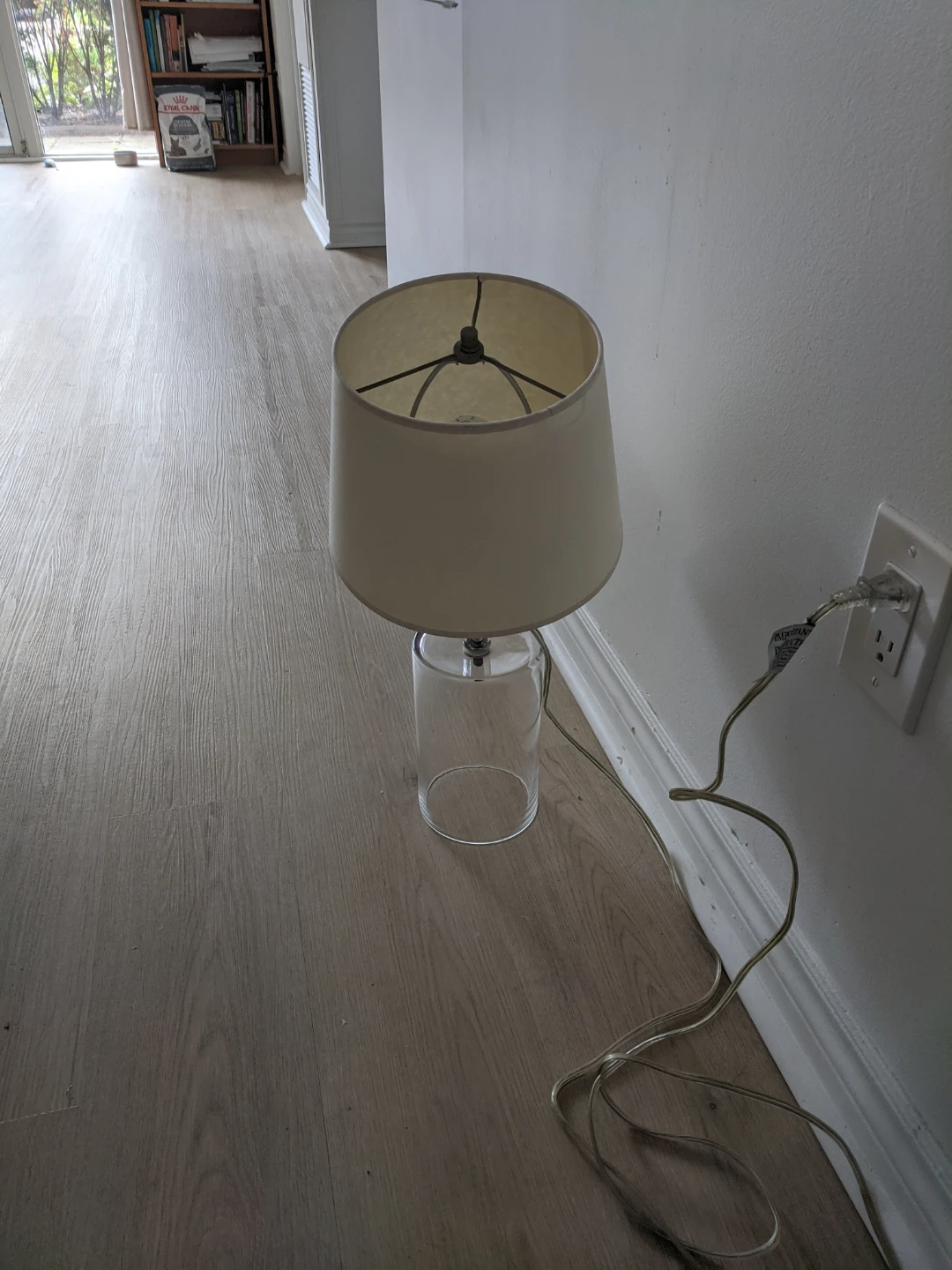 Modern Tilted neck  Lamp with Glass Base - photo 3