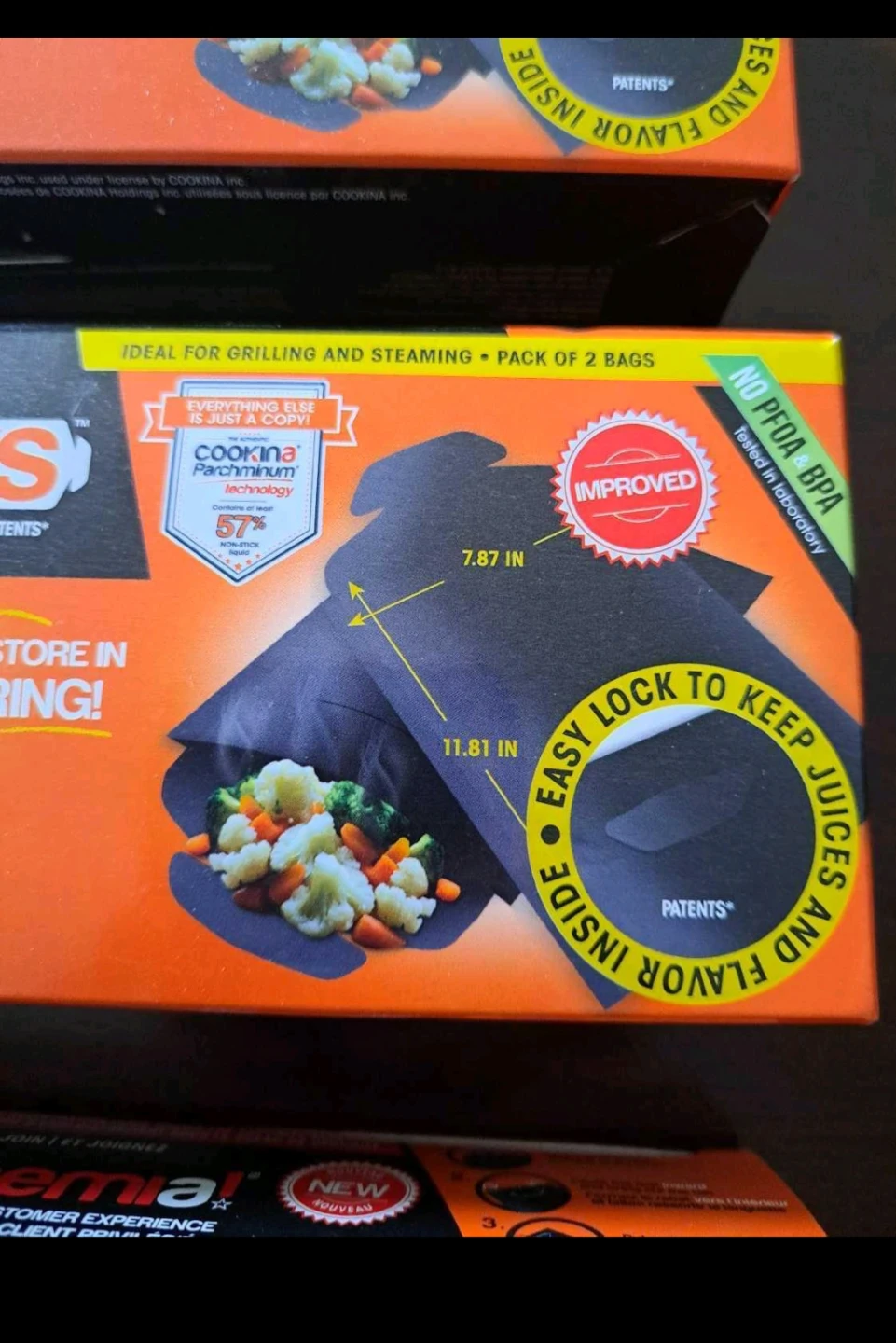 Cookina Parchminum Grilling & Steaming Bags - Pack of 2