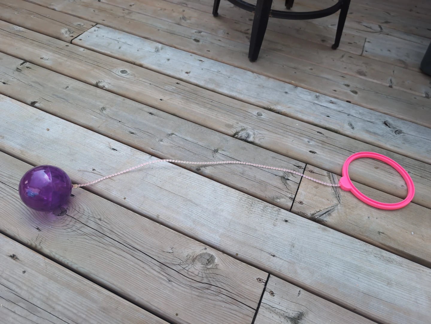 Purple Skip Ball Toy That Lights Up