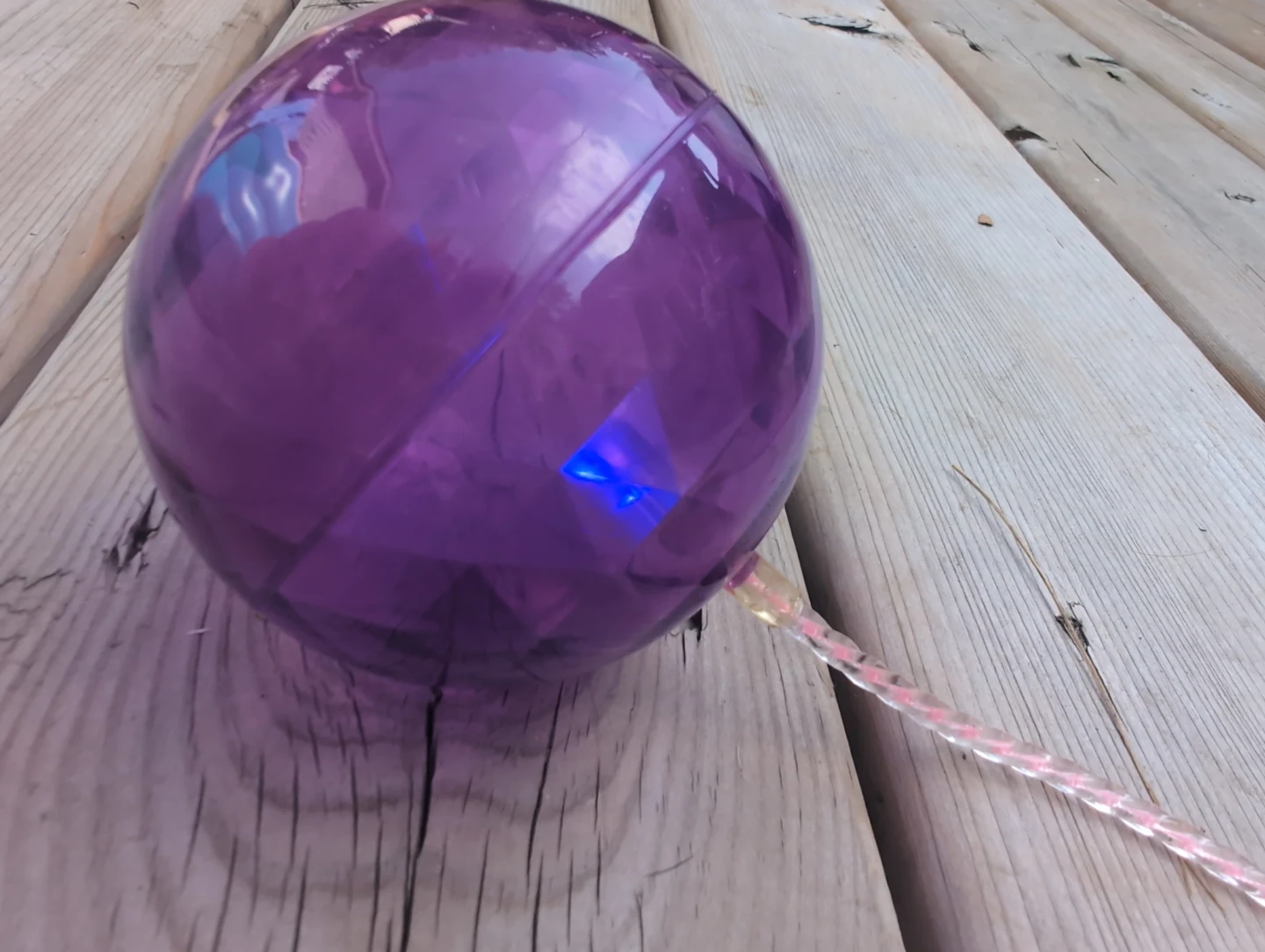 Purple Skip Ball Toy That Lights Up - photo 3