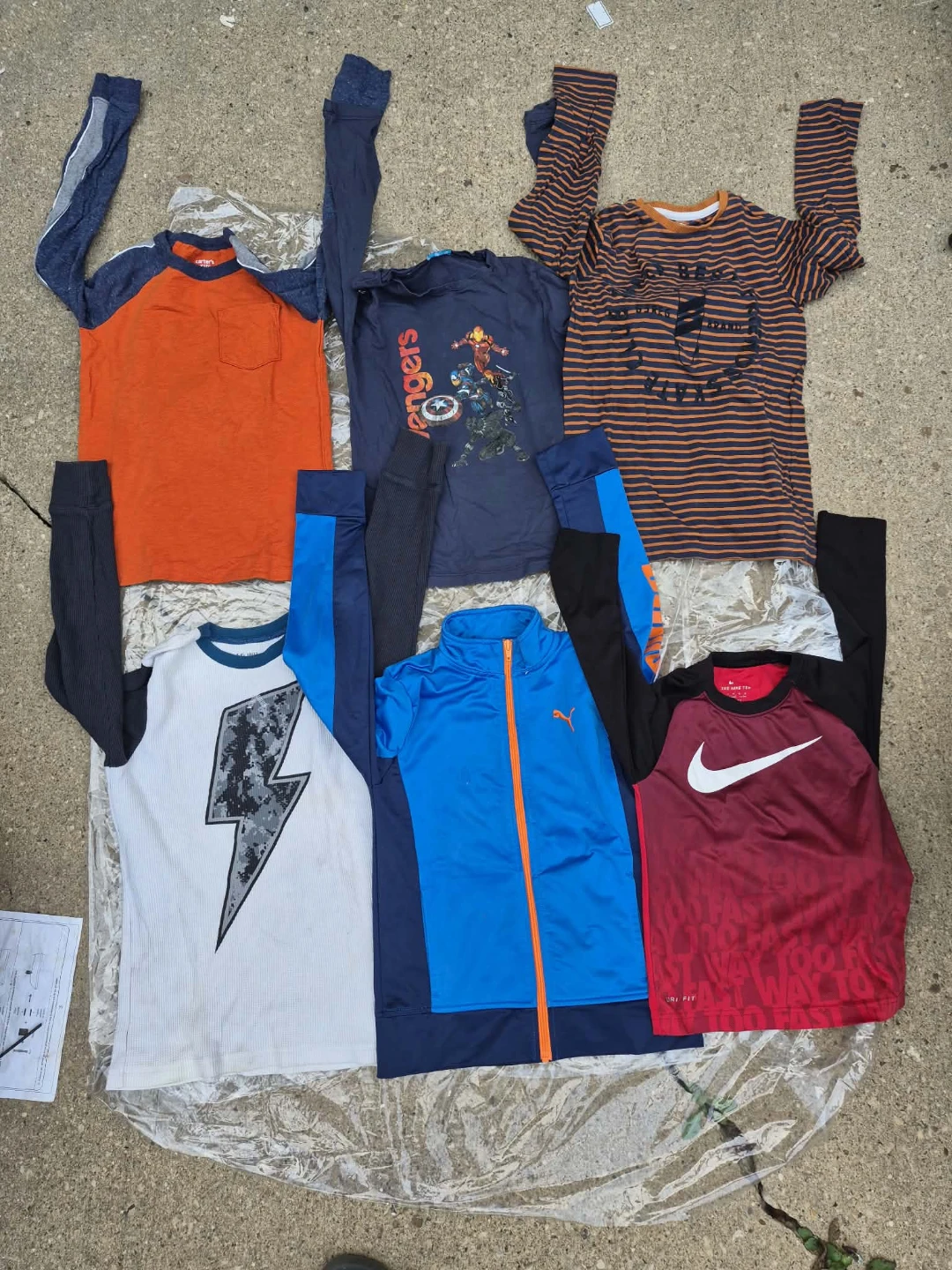 boys clothes (7-8yo) bag