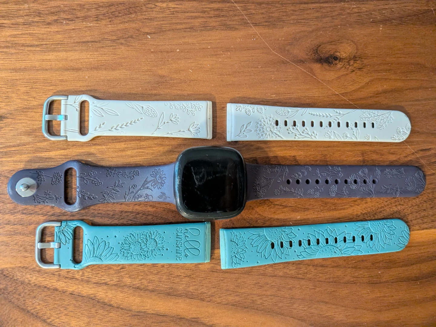 Versa 3 patterned smartwatch bands