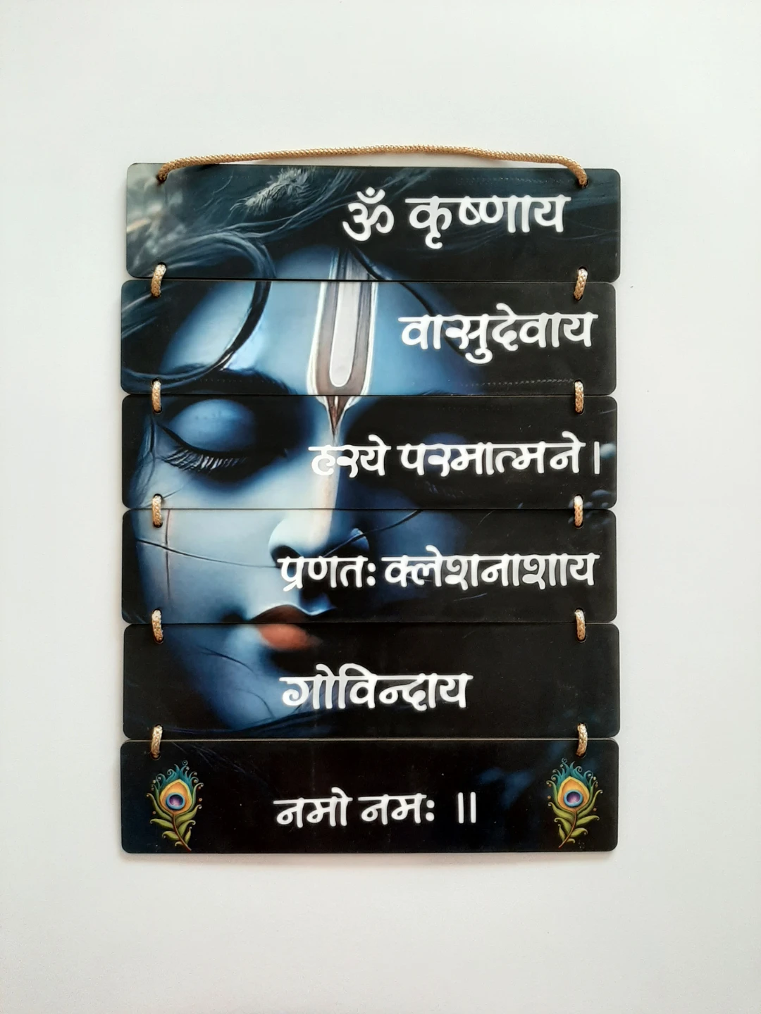 Krishna's  Prayer Wall Hanging