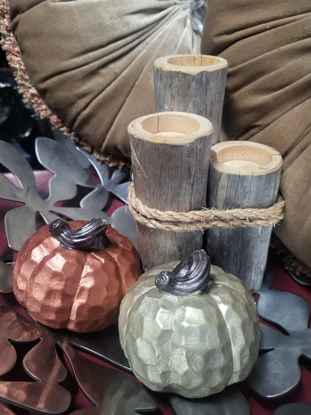 Decorative Throw Pillows and Fall Decor Set - photo 2