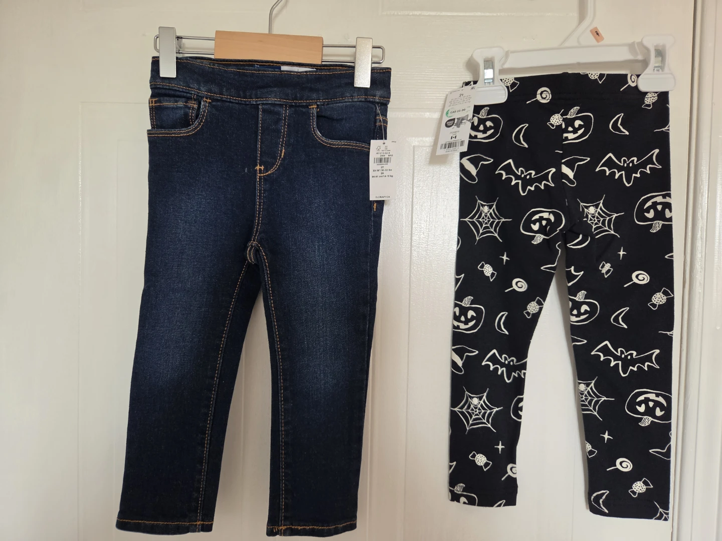 Old Navy Toddler Girls Jeans & Carters Leggings (size 2T)