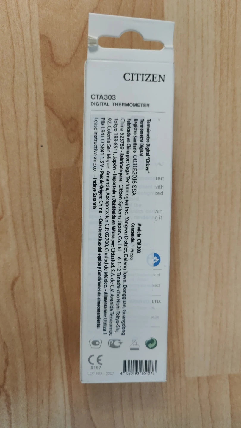 Citizen Digital Thermometer CTA303 - photo 3