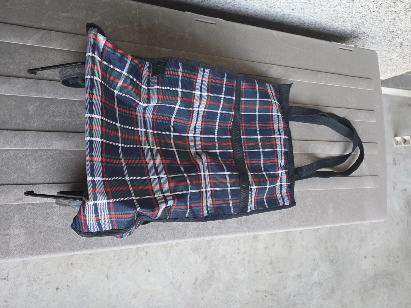 Tartan Shopping Trolley Bag