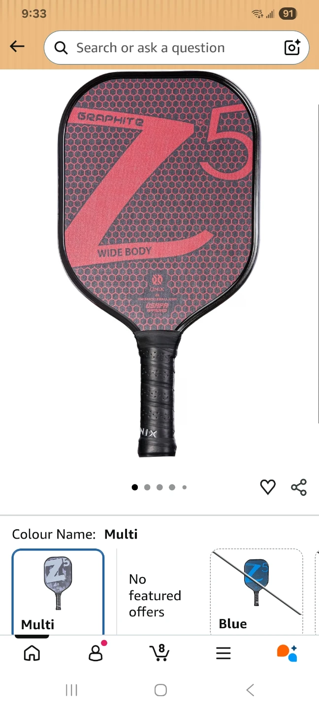 Onix Graphite Z5 Wide Body Pickleball Paddle - photo 2