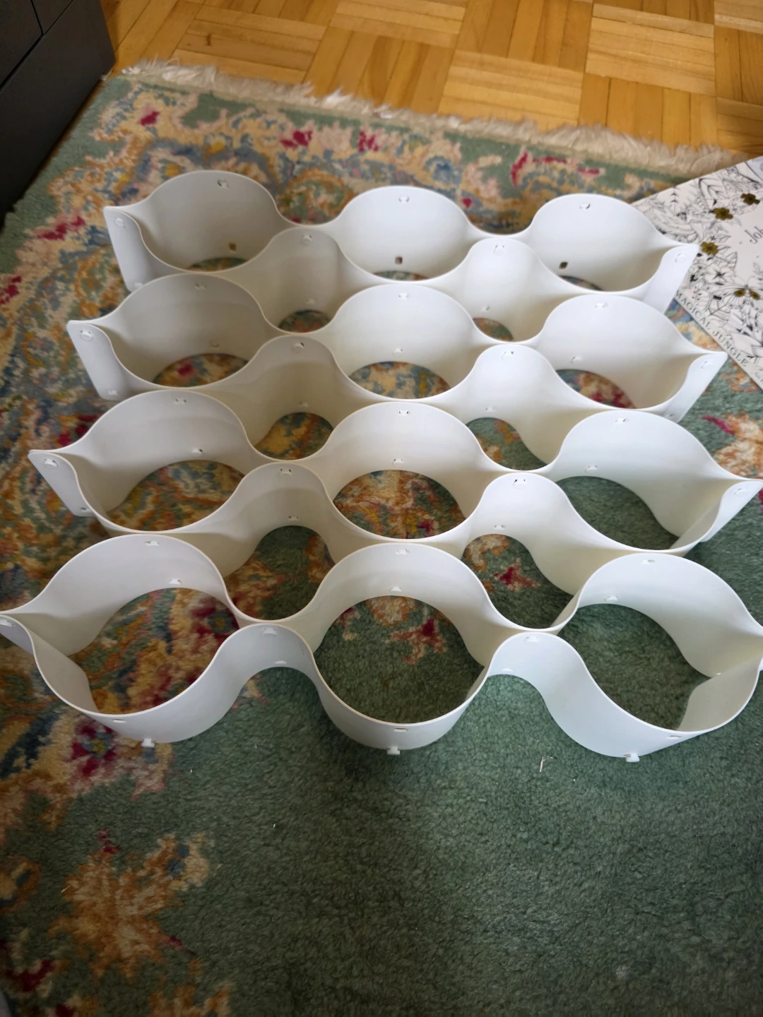 White Modular drawer socks organizer