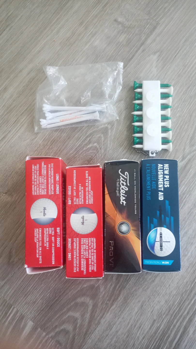 Golf Balls and Tees Bundle