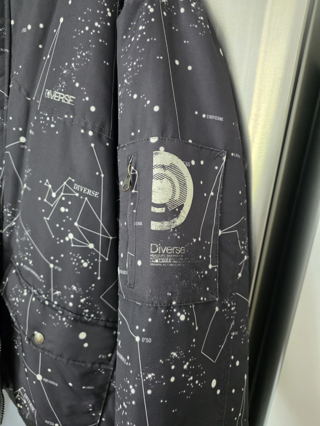 Diverse Performance Bomber Jacket - Constellation Print - photo 4