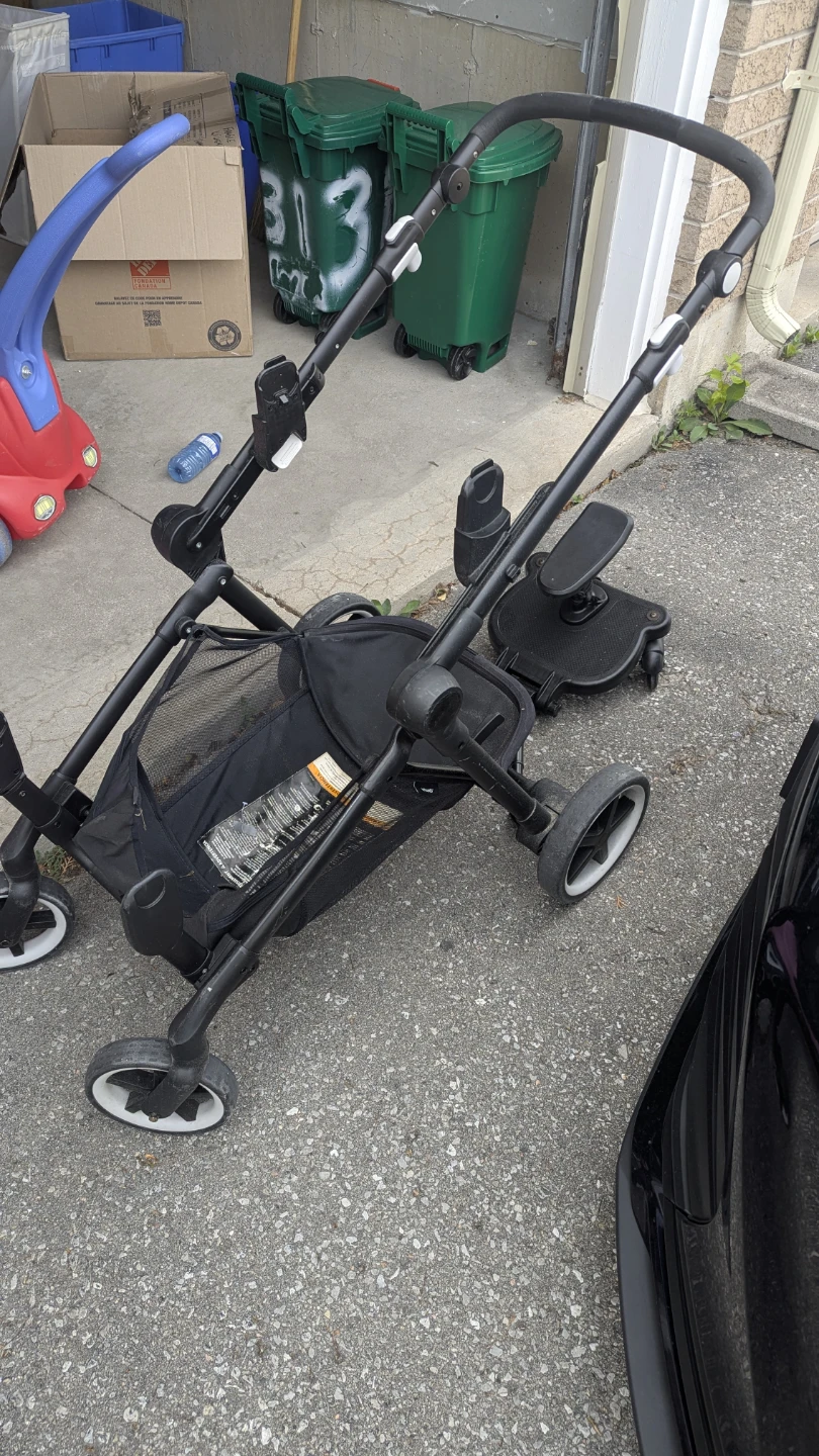 Eveflo Stroller with 2 Car Seats & Ride-Along Board - photo 5