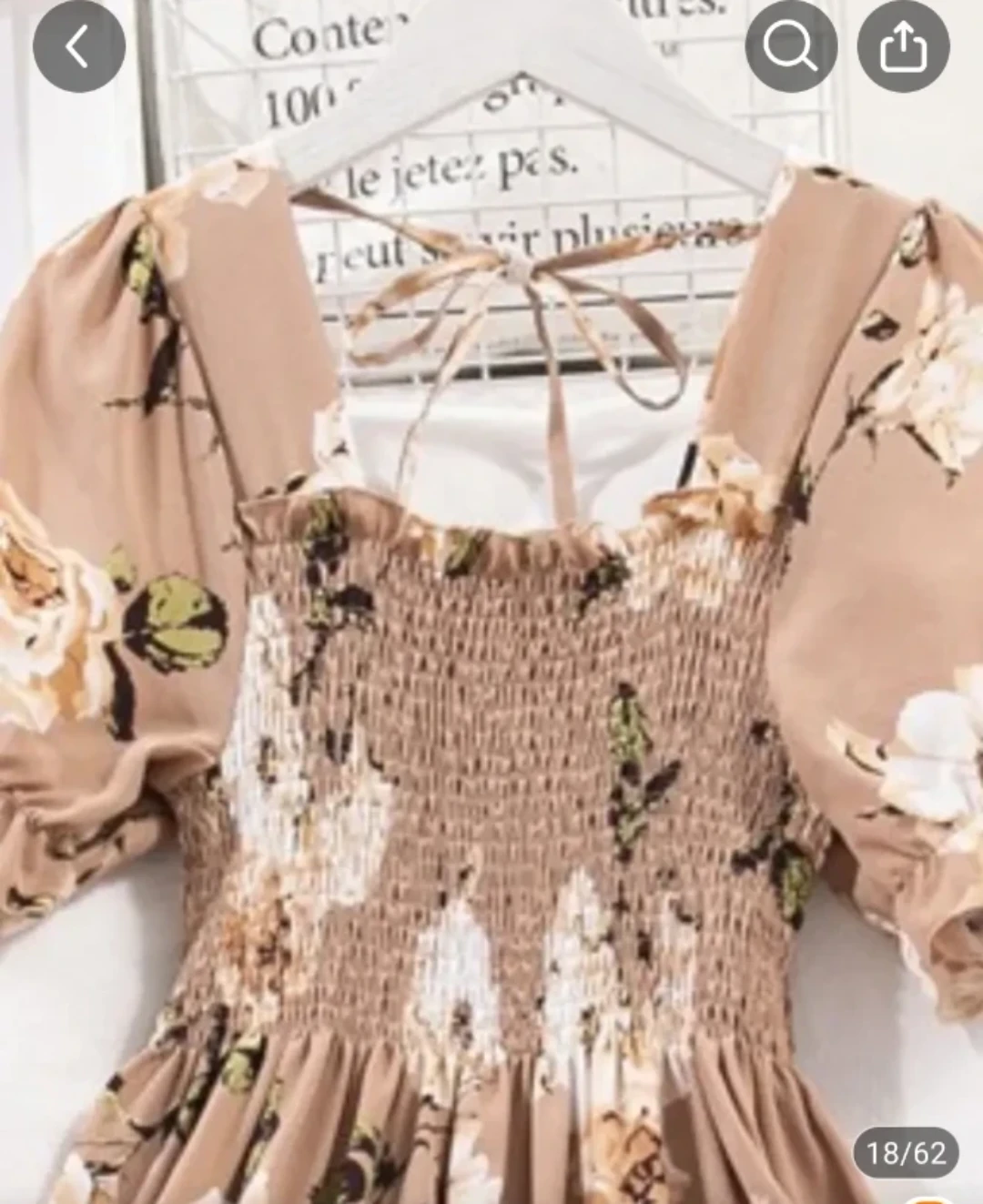 New beautiful Women's Floral Smocked Dress - photo 3