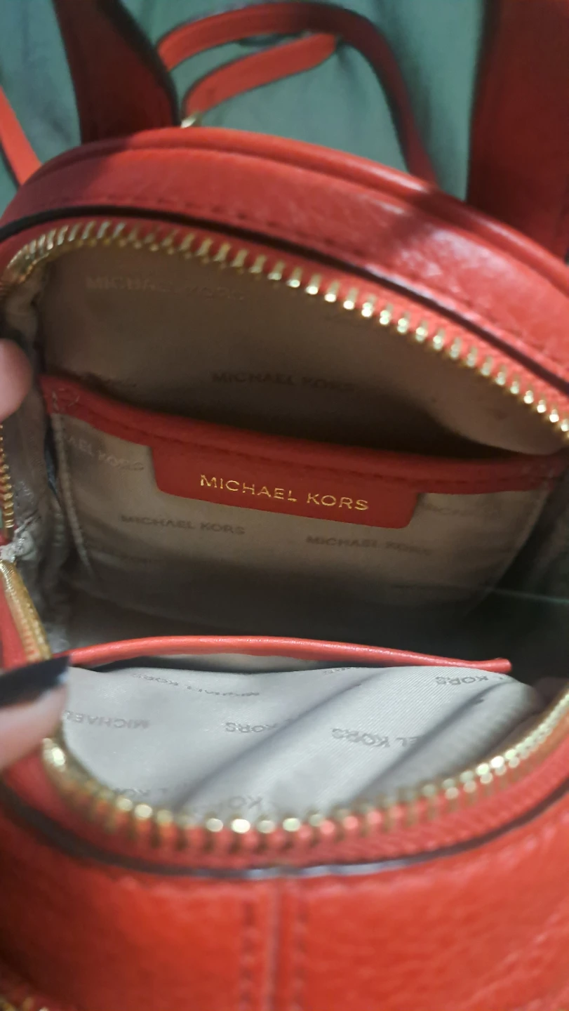 Michael Kors Rhea Mini Backpack with Flowers - Red - photo 3