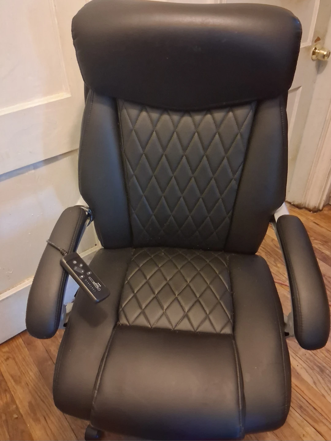 Black Executive Office Chair with Massager