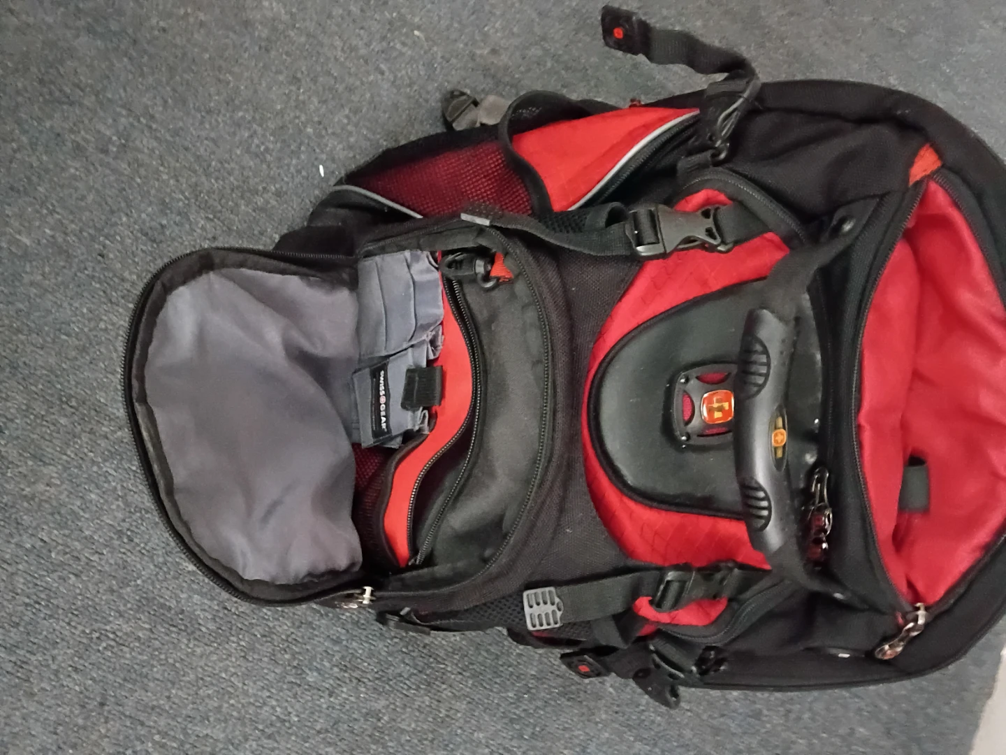 Swiss Gear Backpack - Red/Black