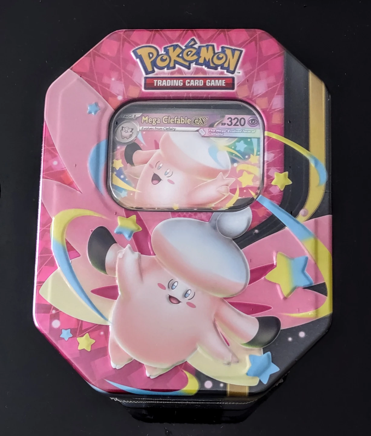 Pokemon TCG Mega Clefable EX Tin
