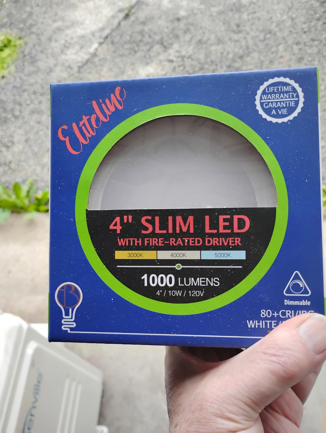 ELITELINE 4" LED Slim Panel Downlight 3CCT