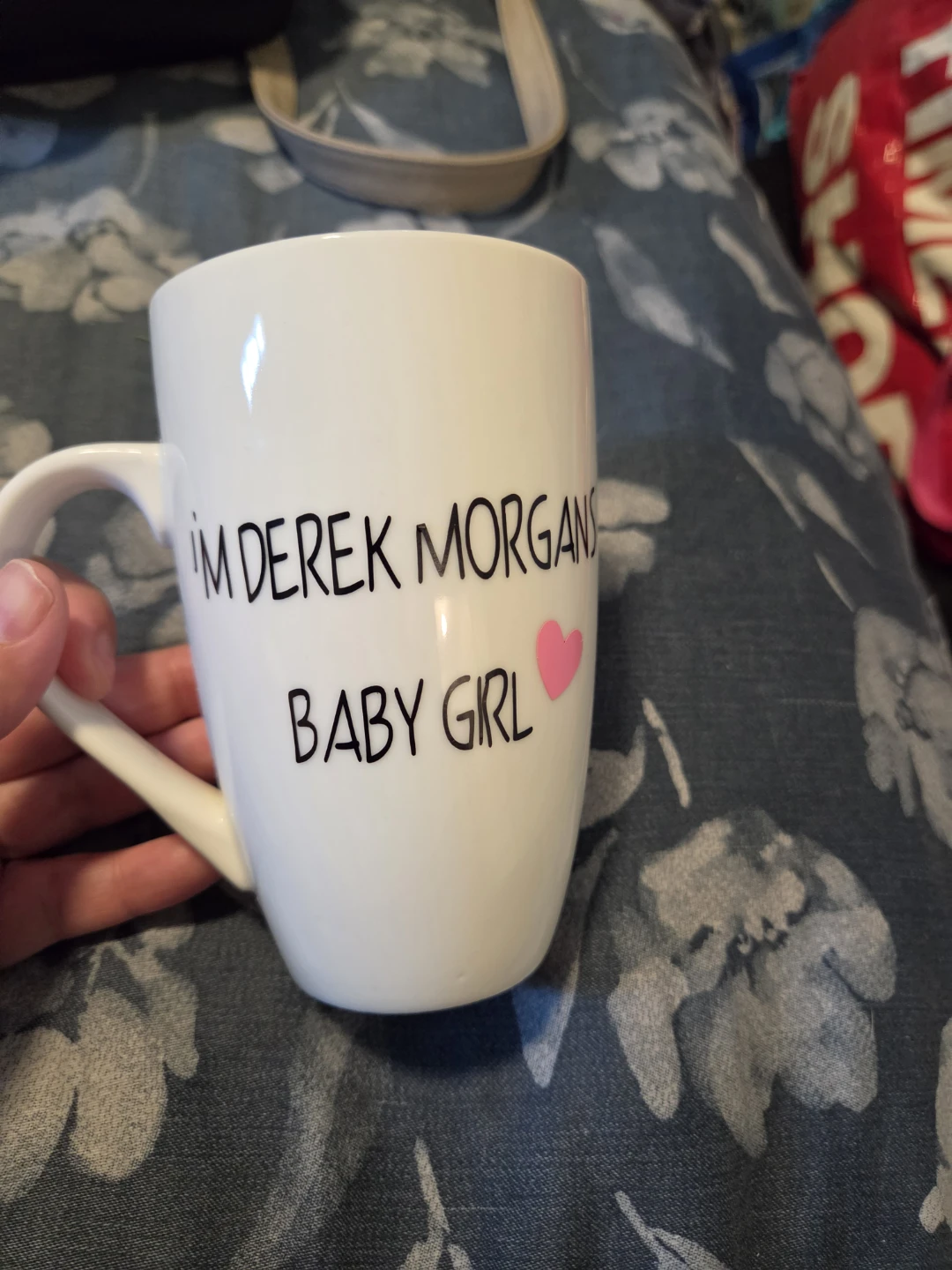 Derek Morgan's Baby Girl Mug
