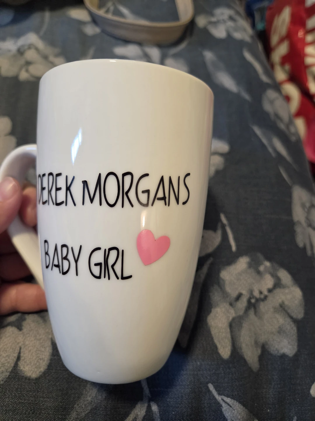 Derek Morgan's Baby Girl Mug - photo 2