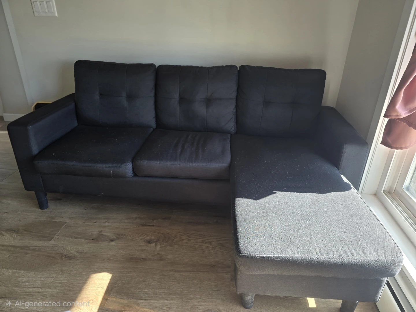 Black Sectional Sofa