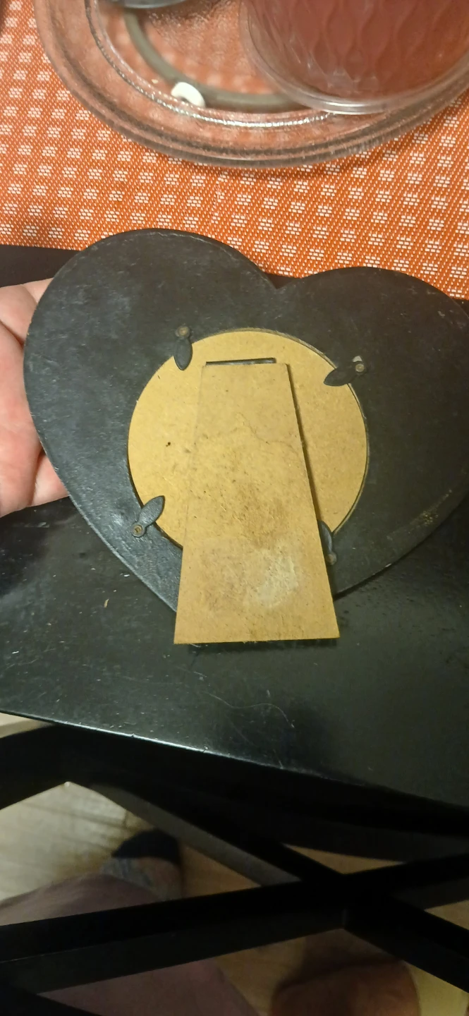Old heart picture frame - photo 2