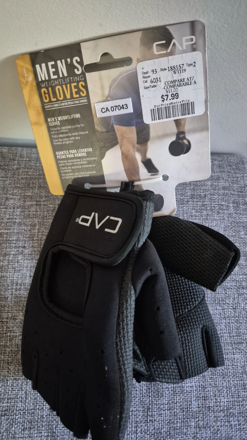 CAP Men's Weightlifting Gloves
