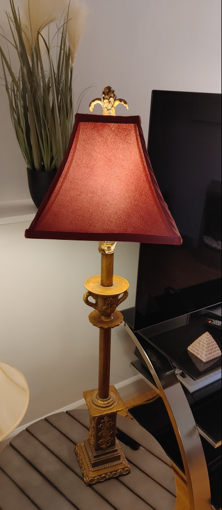 Table Lamp with Red Shade Max 60 WATT - photo 4