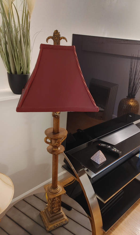 Table Lamp with Red Shade Max 60 WATT - photo 5