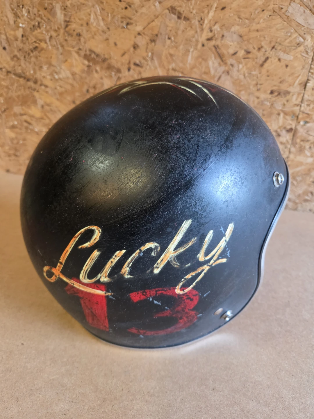 Lucky 13 Motorcycle Helmet - photo 2