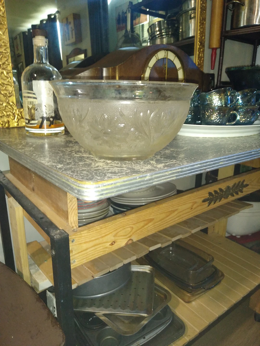 Antique anchor Hocking serving bowl - photo 2