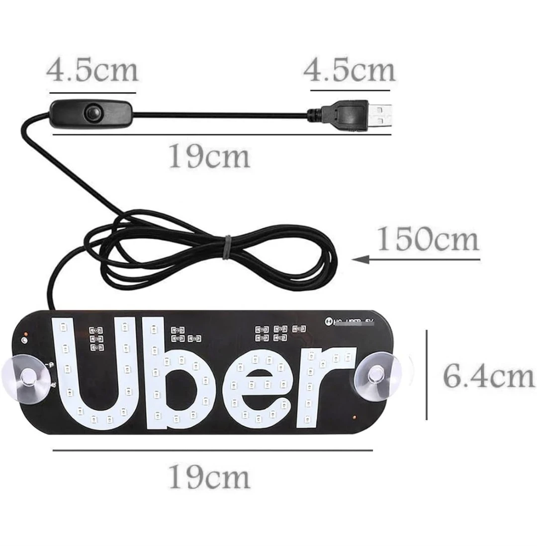 New Uber LED Car Sign