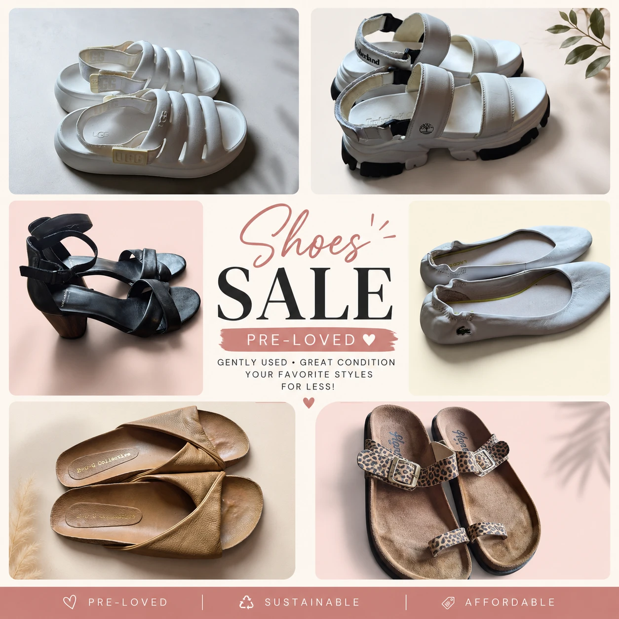 Women's Brand Name Shoes. Sizes 7 to 8. Excellent Condition